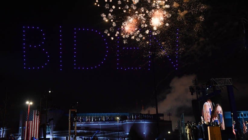 Foto Joe Biden dan Kamala Harris Pidato Kemenangan Pilpres AS 2020 - Bagian 5