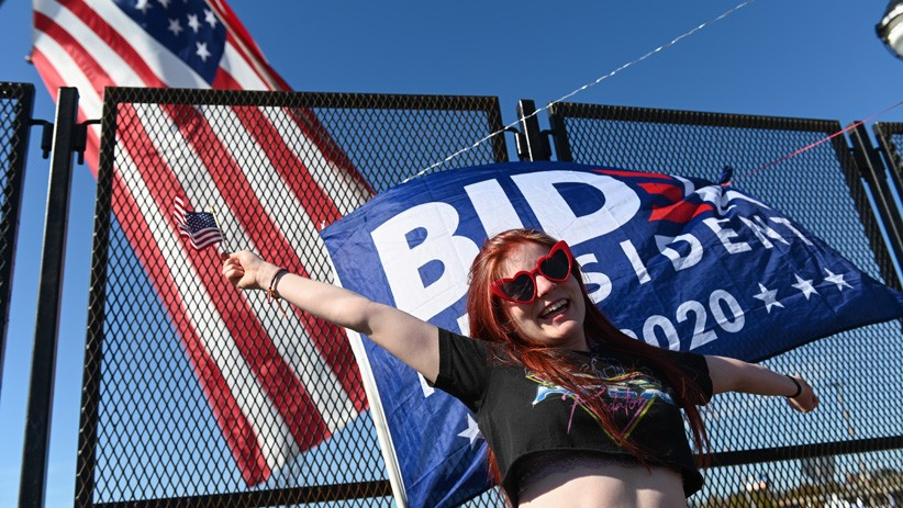Joe Biden Menang, Ribuan Warga Amerika Serikat Turun ke Jalan - Bagian 3