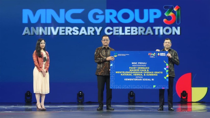 HUT ke-31 MNC Group, HT Serahkan Bantuan MNC Peduli kepada Kementerian Sosial - Bagian 1