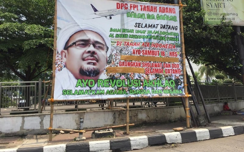 Dua Hari Jelang Kepulangan Habib Rizieq Begini Kondisi Terkini Petamburan