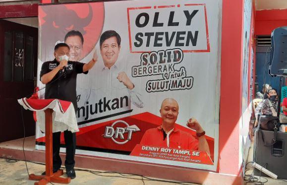Olly Dondokambey Resmikan Rumah Perjuangan Olly -Steven di Tabukan