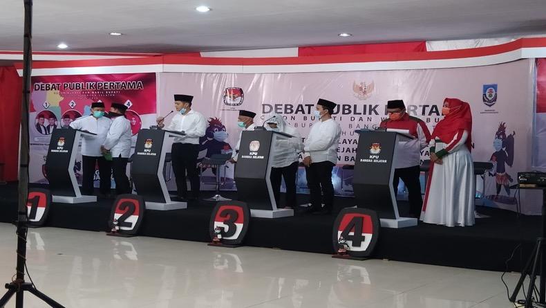 Debat Pilkada Bangka Selatan, 4 Paslon Fokus Paparkan Visi dan Misi