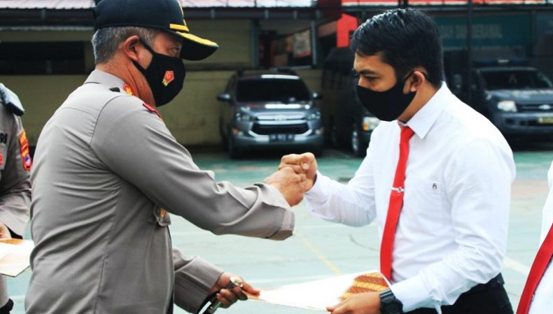 Ungkap Sabu 35,7 Kg, 14 Anggota Satresnarkoba Polresta Banjarmasin Dapat Penghargaan