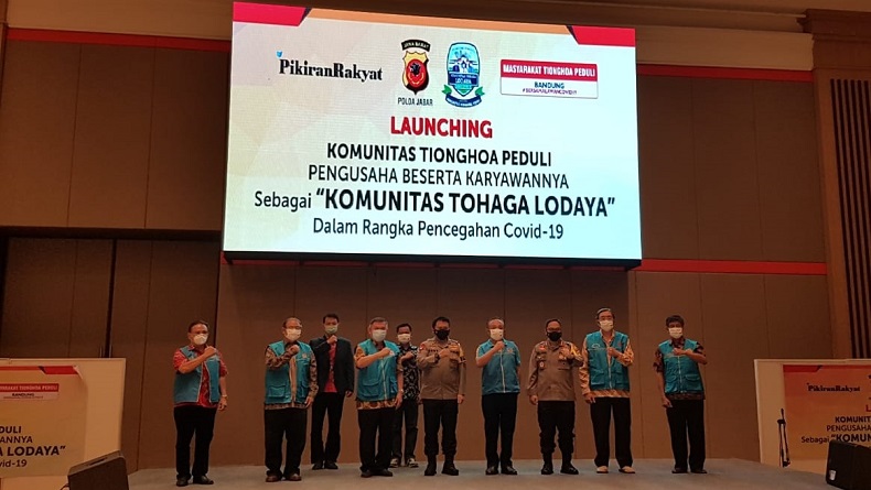 Lawan Wabah Covid-19, Wakapolda Jabar Luncurkan Pengusaha-Karyawan Tohaga Lodaya