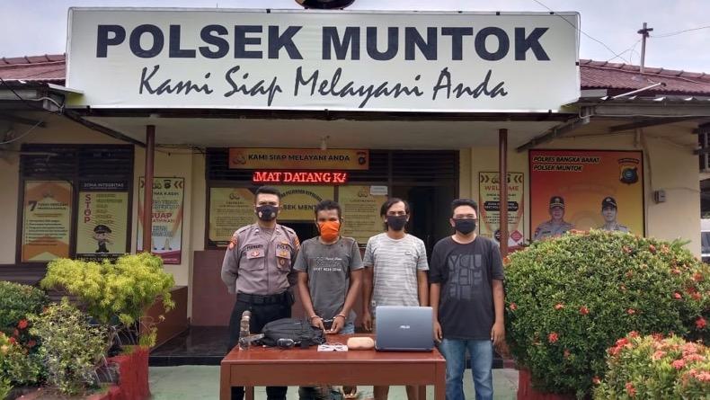 Buron 2 Bulan, Residivis Kasus Pencurian di Bangka Barat Ditangkap