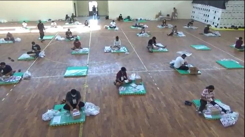 Masuki Tahapan Pelipatan Surat Suara, KPU Tabanan Terapkan Protokol Kesehatan Ketat