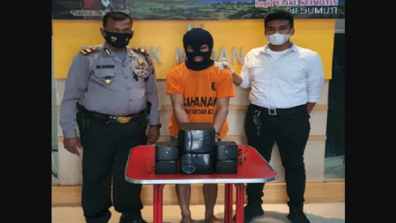 Curi Speaker di Warung Soto, Pemuda asal Medan Ditangkap Polisi