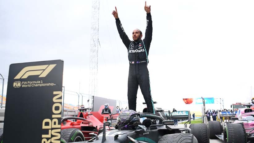 Foto Lewis Hamilton Juara Dunia Formula 1 2020 - Bagian 1