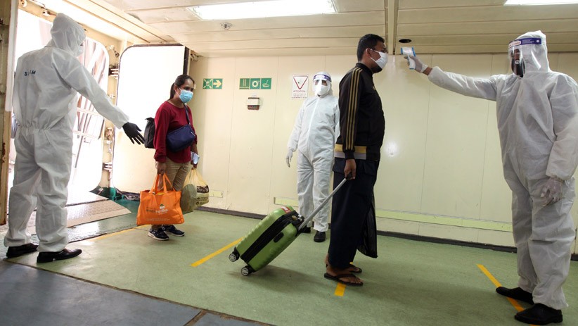 Penerapan Protokol Kesehatan Penumpang Kapal Laut - Bagian 1