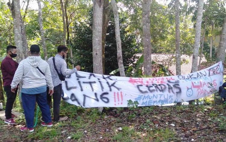 Pemuda Munthuk Tolak Money Politics pada Pilkades dan Pilkada Bantul 2020