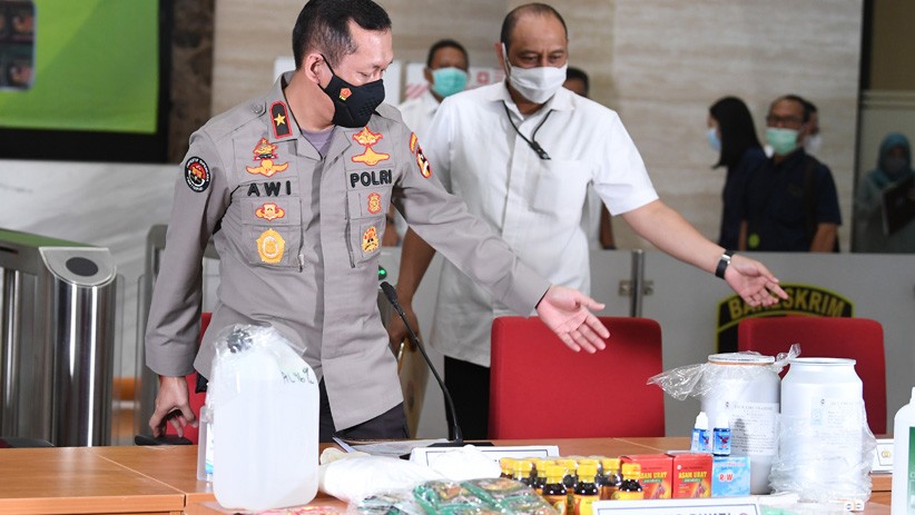 Bareskrim Polri Sita 12.000 Saset Jamu Tradisional Ilegal - Bagian 3