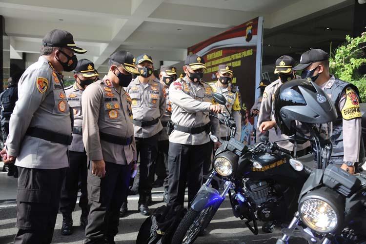 Polda Jateng Serahkan 500 Motor ke Bhabinkamtibmas untuk Pengamanan Pilkada Serentak