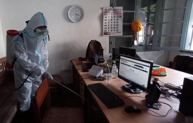 Cegah Penularan Covid-19, Pegawai Disdukcapil Kulonprogo Dites Swab