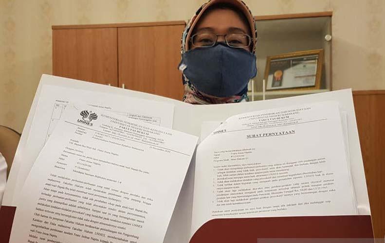 Laporkan Rektor ke KPK, Mahasiswa  Unnes Ini Dikembalikan ke Orang Tua 