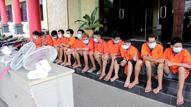 Polrestabes Palembang Gulung 28 Pelaku Curat, Curas dan Curanmor Selama Sepekan