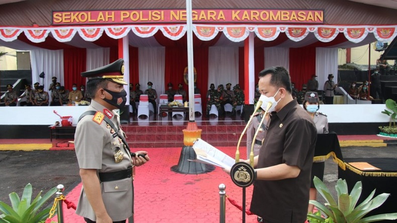 Pemprov Hibahkan Tanah 15,45 Hektare ke Sekolah Polisi Negara Polda Sulut