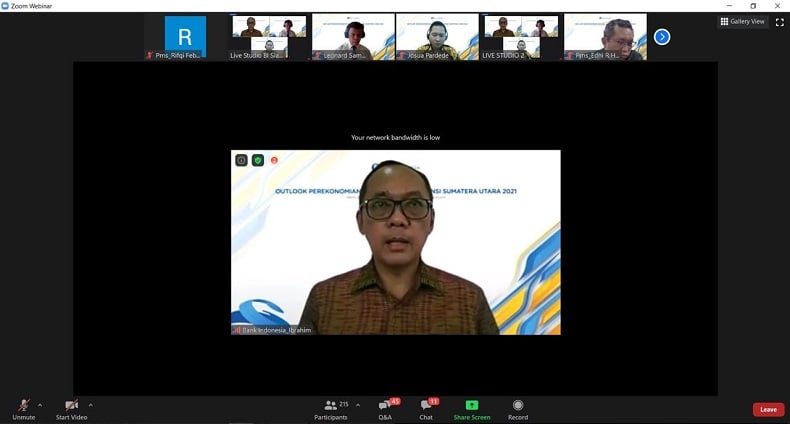 BI: Ekonomi Sumut Masih Berpeluang Tumbuh Positif di Tahun 2020