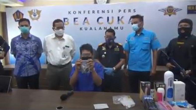 Kasus Pertama Penyelundupan Ganja Cair di Bandara Kualanamu Digagalkan Bea Cukai