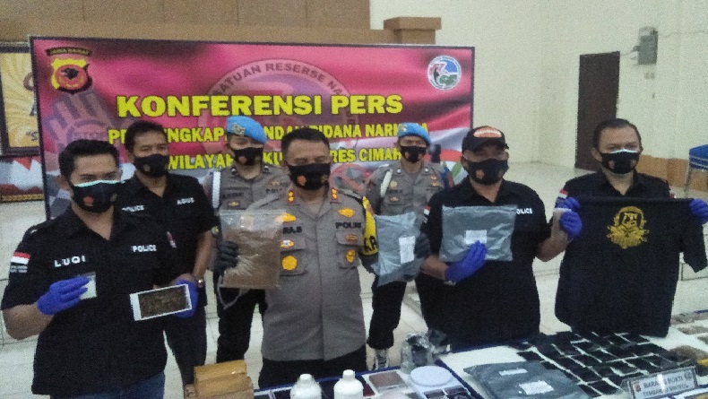 Polres Cimahi Gulung 18 Pengedar Narkoba, Konsumennya Mahasiswa dan Pelajar