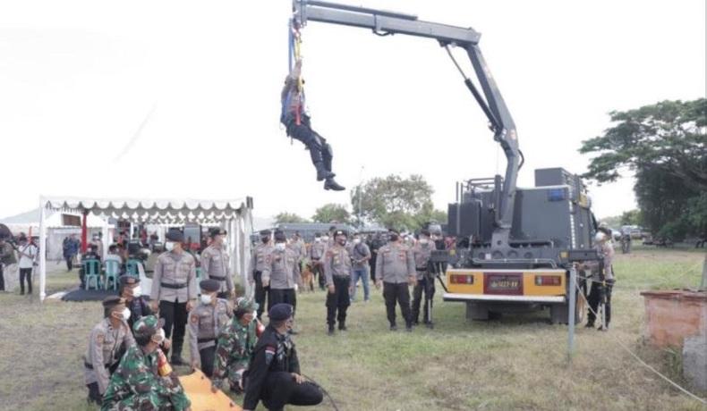 Tanggap Bencana, Polda Sulut Siagakan Kekuatan Personel, Peralatan hingga Heli