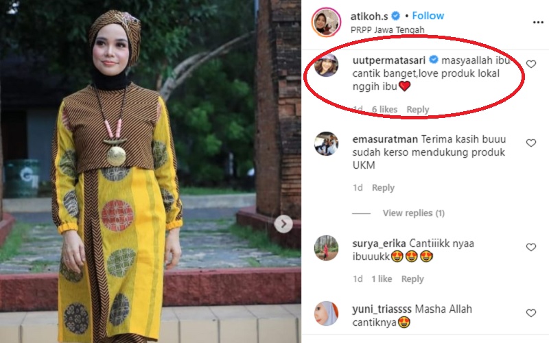 Istri Ganjar Pranowo Banjir Pujian dari Netizen hingga Uut Permatasari Gegara Foto Ini