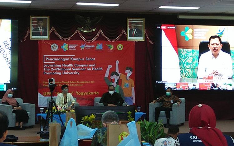 title Launching 10 Kampus Sehat, Menkes Terawan: Kampus Harus Bisa Membudayakan Hidup Sehat Launching 10 Kampus Sehat, Menkes Terawan: Kampus Harus Bisa Membudayakan Hidup Sehat