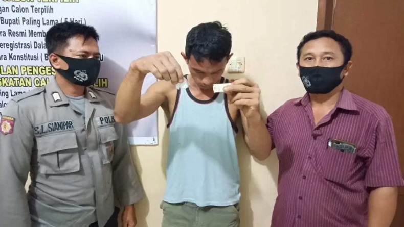 Nyambi Jadi Pengedar Sabu, Montir di Sergai Ditangkap 