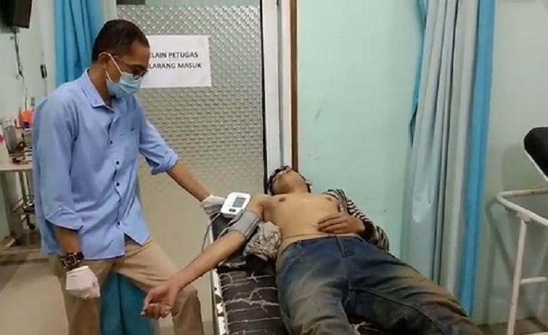 Tersengat Listrik, 4 Pekerja Tiang Telekomunikasi di Mempawah Terpental