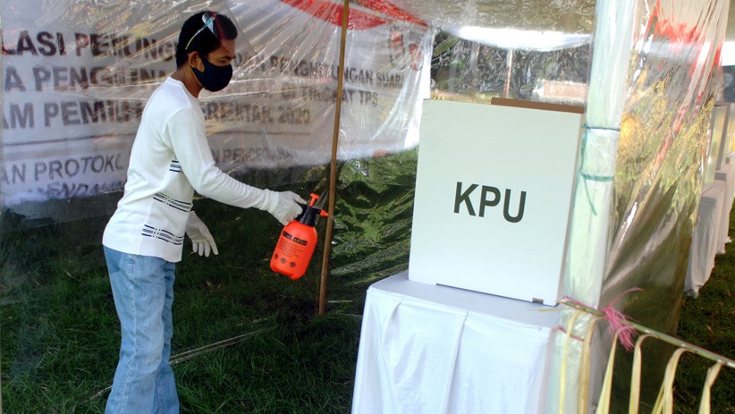 Simulasi Pemungutan Suara Pilkada dengan Protokol Kesehatan Ketat di Manado - Bagian 1