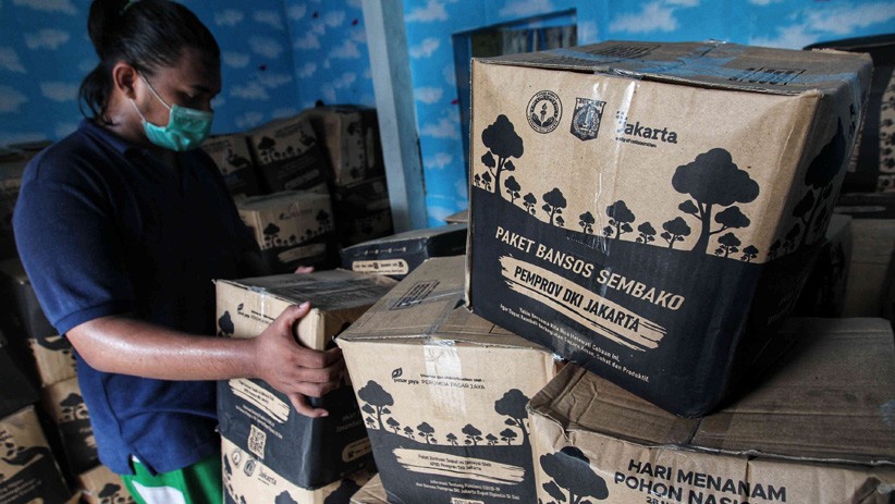 Distribusi Bantuan Sembako dari Pemprov DKI Jakarta - Bagian 1