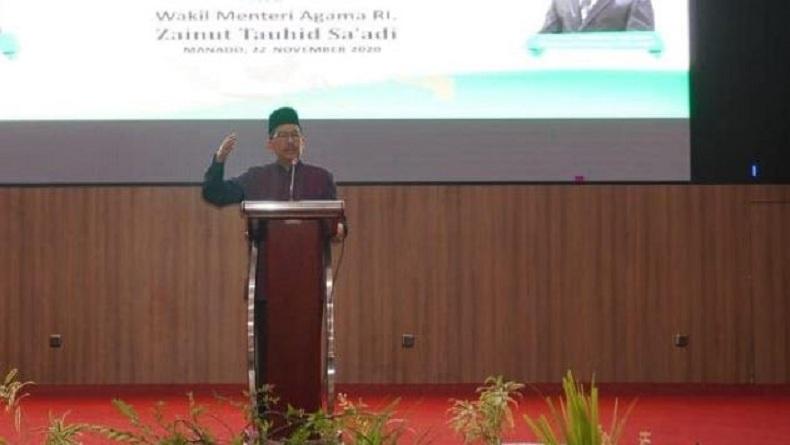 Wamenag KH Zainut Tauhid Sa'adi Sebut Sulut Laboratorium Kerukunan di Indonesia