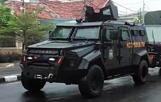 Ini Spesifikasi Mobil Perang Koopssus TNI yang Dipakai ke Markas FPI