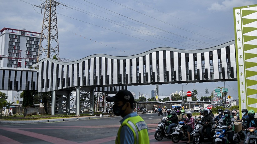 Artistik, Begini Penampakan JPO Senen Extension - Bagian 5