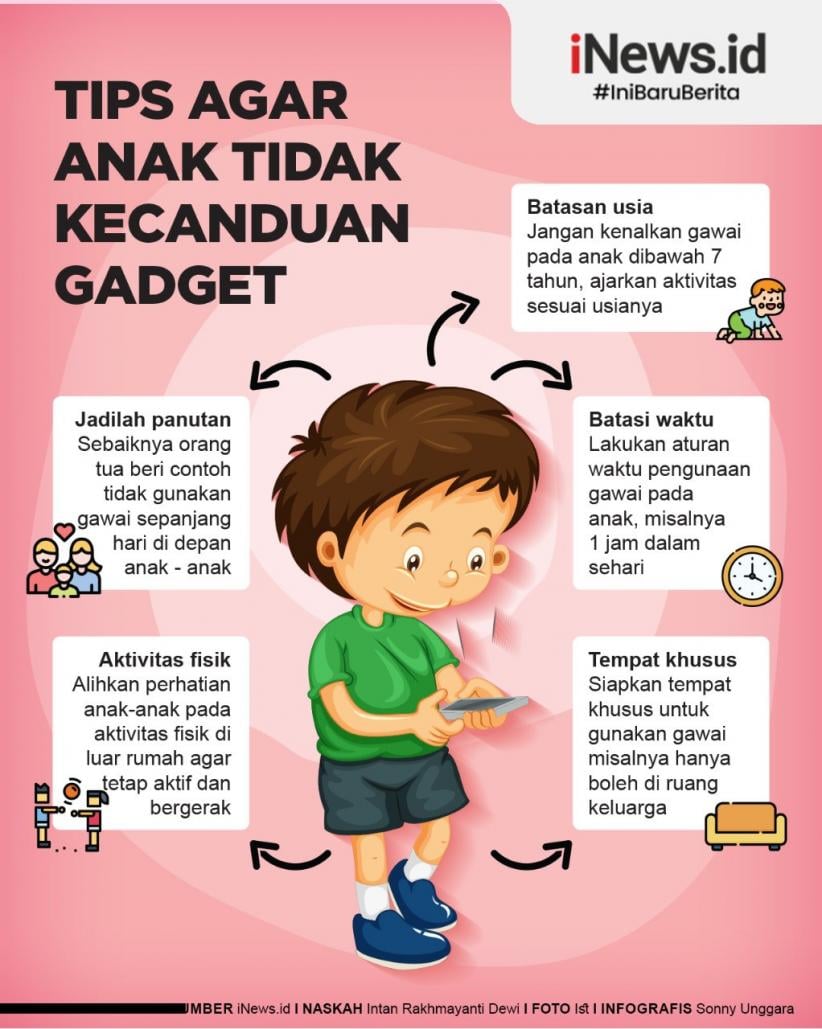 Tak Ingin Anak Kecanduan Gadget? Berikut Ini Tipsnya