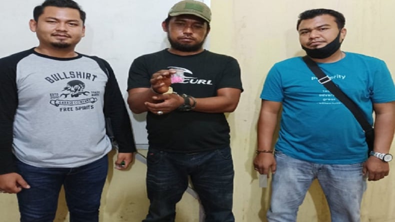 Pengedar Ekstasi di Batangkuis Ditangkap Polisi