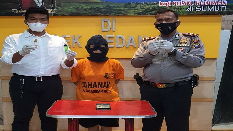 Miliki Sabu, Tukang Cuci di Medan Ditangkap Polisi