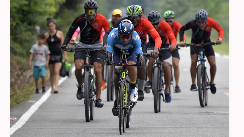 Semangat Eks Tentara Kolombia Tanpa Tangan, Kaki dan Mata Latihan Balap Sepeda - Bagian 3