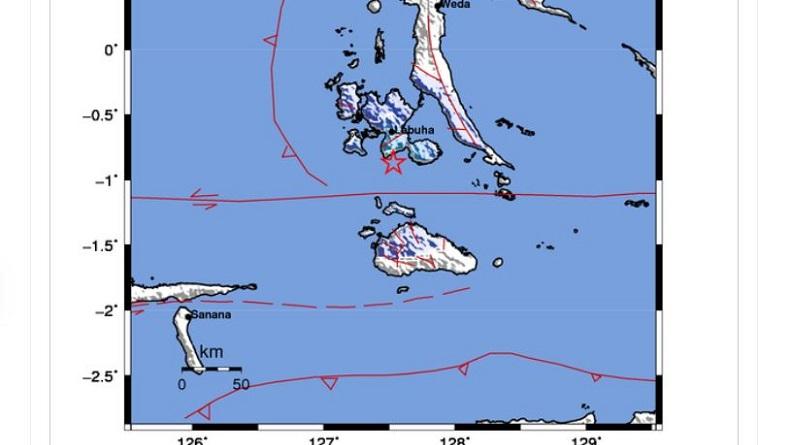 Gempa M4,3 Guncang Labuha Halmahera Selatan, Tidak Berpotensi Tsunami