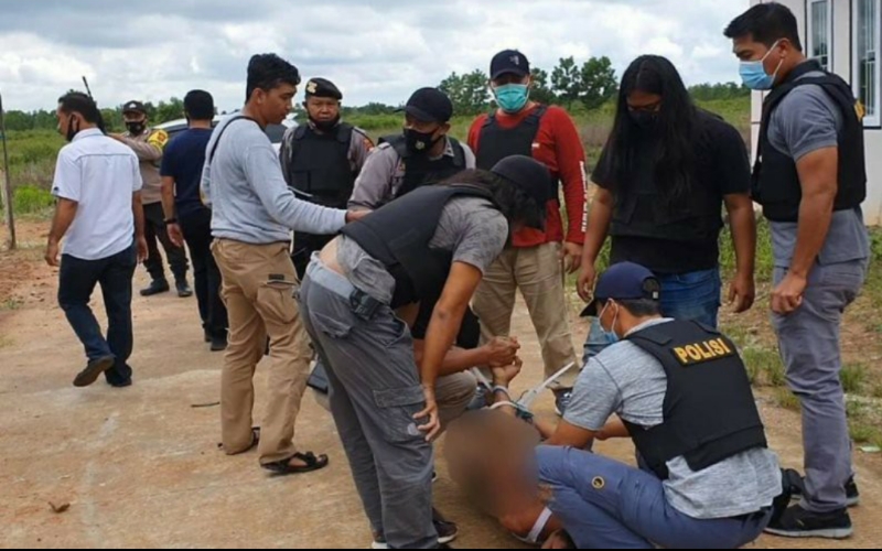 Buron Pembunuhan di Kalsel Ditangkap Polisi usai Aniaya Orang di Jalanan