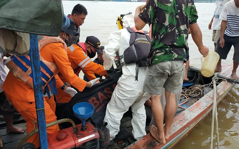 Tugboat Karam di Sungai Musi, Nakhoda Tewas Tenggelam