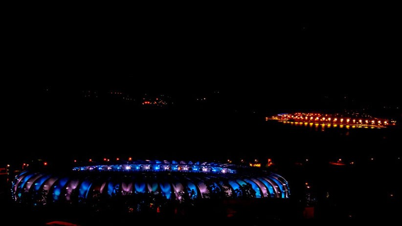 Hormati Diego Maradona, Stadion di Brasil Diterangi Warna Bendera Argentina - Bagian 3