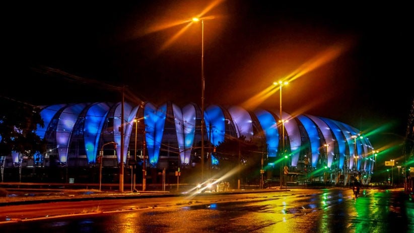Hormati Diego Maradona, Stadion di Brasil Diterangi Warna Bendera Argentina - Bagian 2