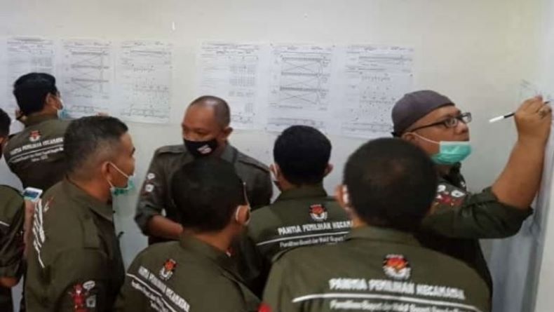 Pilkada Bangka Barat, KPU Tingkatkan Pemahaman PPK Tata Cara Pemungutan Suara