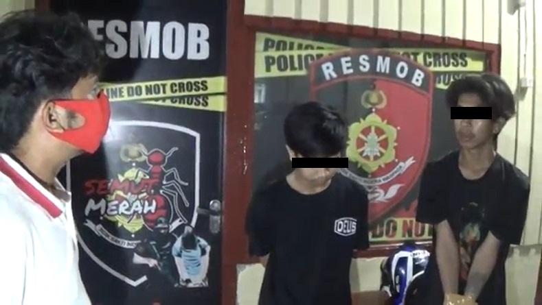 Polisi Tangkap Remaja Jambret saat Sedang Ngobrol Santai dengan Penadah
