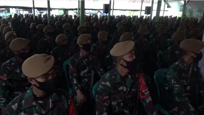 500 Prajurit Yon Armed 8/105 Jember Dikirim Perkuat Satgas Pamrahwan di Malut