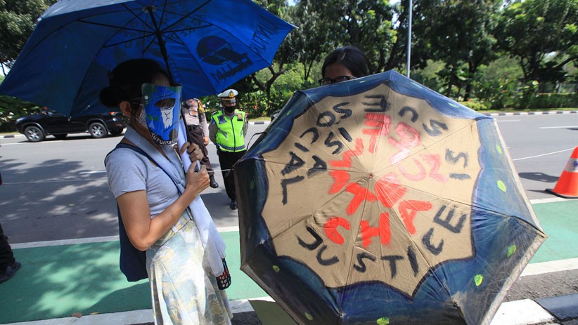 Aksi Aktivis Lingkungan Desak Pemerintah Selamatkan Iklim Bumi - Bagian 4