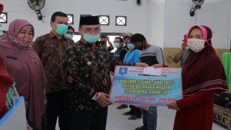 12.671 Keluarga Penerima Manfaat di Babel Terima Bantuan Sosial Tunai