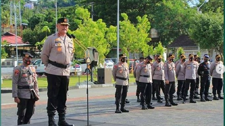 Ratusan Personel BKO Polda Maluku yang Dikirim ke 4 Kabupaten Dipastikan Negatif Covid-19 dan Narkotika