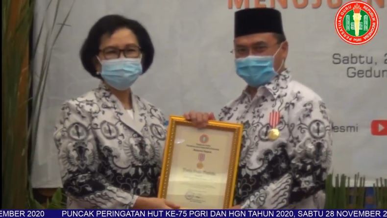 Gubernur Babel Jadi Satu-Satunya Peraih Anugerah Dwija Praja Nugraha  di Indonesia