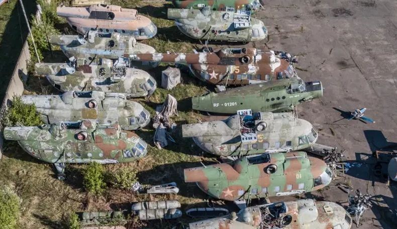 Penampakan Kuburan Ribuan Alat Perang Uni Soviet, dari Tank sampai Jet Tempur